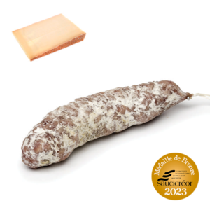 Saucisson au Comté de montagne, charcuterie artisanale d'Auvergne